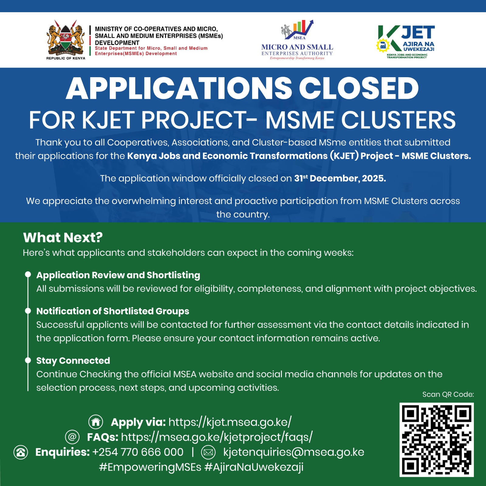 KJET Programme Poster